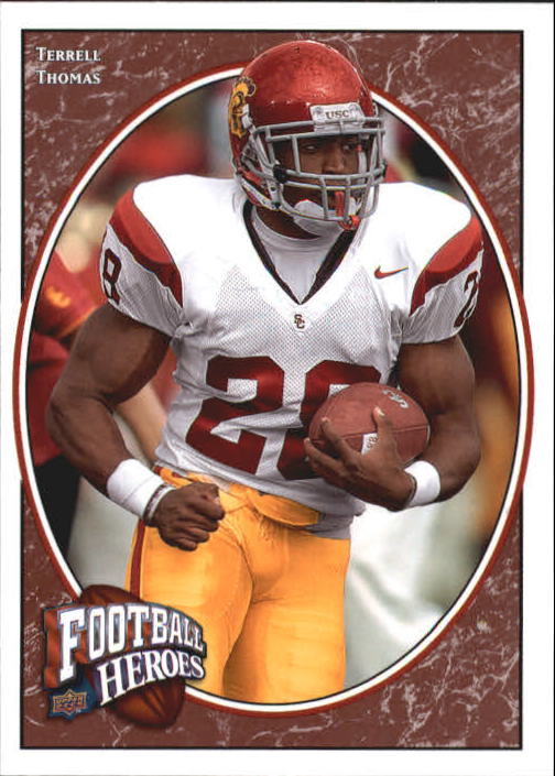 2008 Heroes (Upper Deck) Football "Main Set" Cards #1 to #269 - Picture 379 of 497