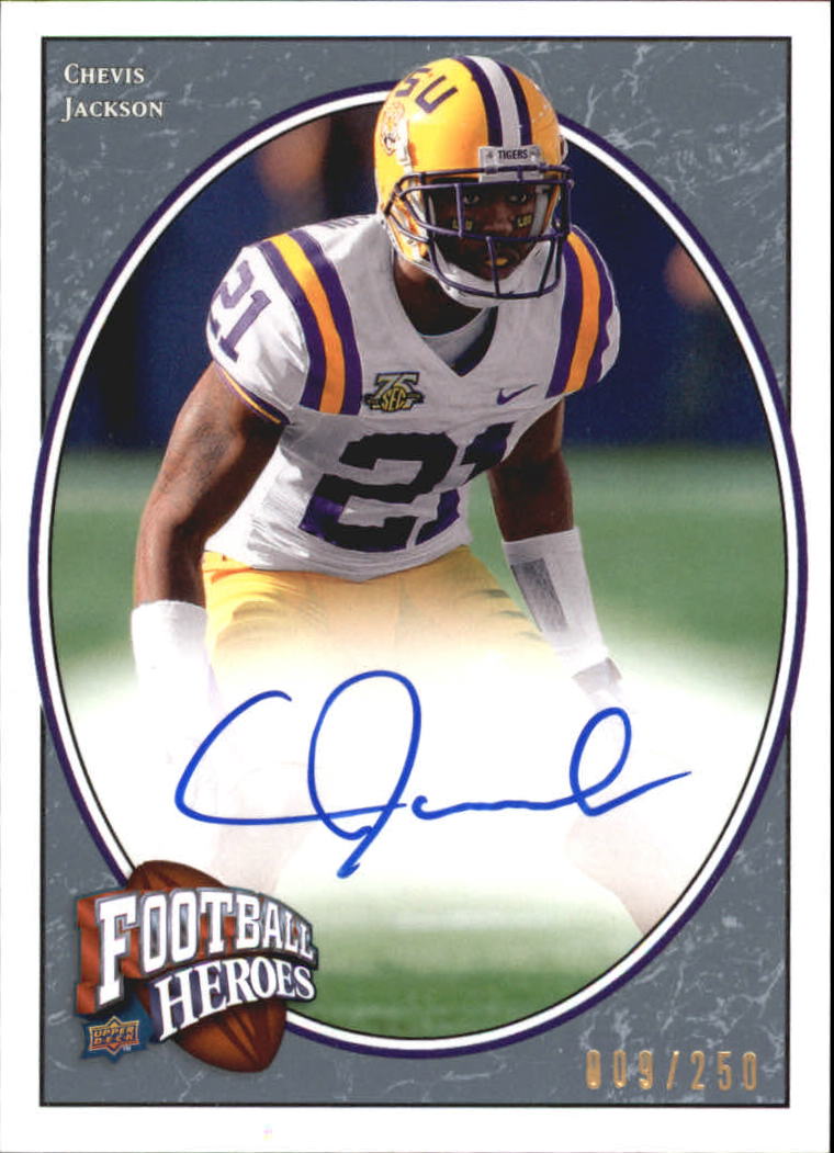 2008 Upper Deck Heroes Autographs Blue #119 Chevis Jackson/250