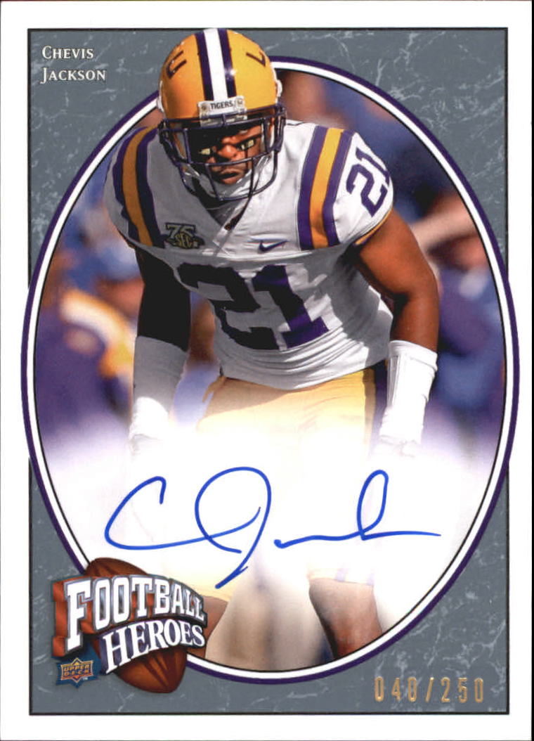 2008 Upper Deck Heroes Autographs Blue #120 Chevis Jackson/250