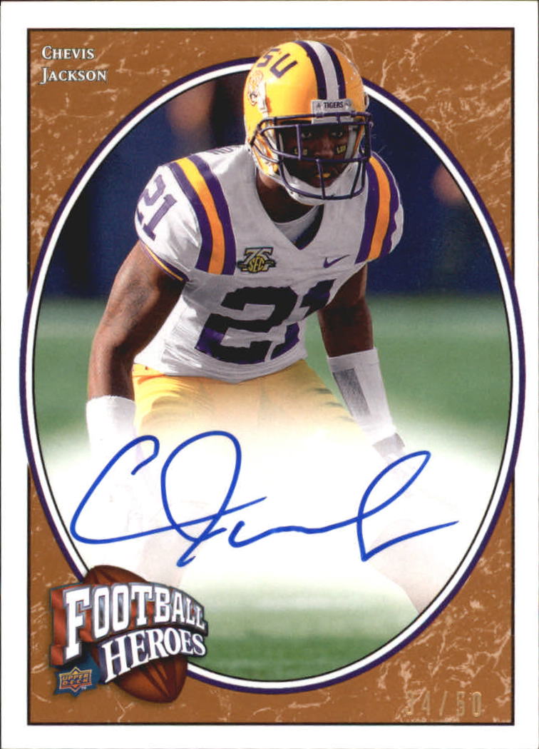 2008 Upper Deck Heroes Autographs Bronze #119 Chevis Jackson/50
