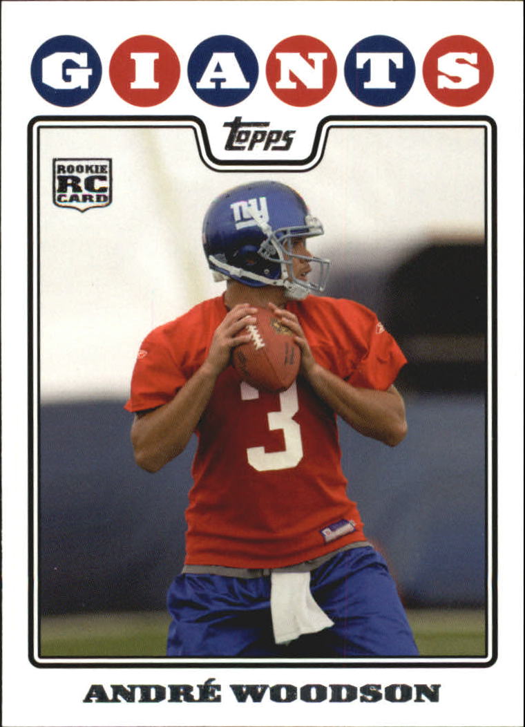 2008 Topps #333 Andre Woodson RC
