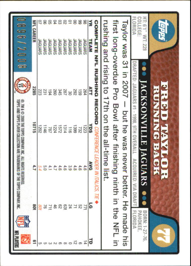 A0846- 2008 Topps Football Assorted Insert Cards -You Pick- 15+ FREE US SHIP - Picture 13 of 147