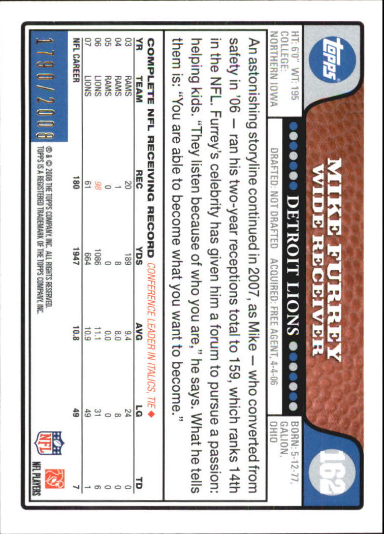 A0846- 2008 Topps Football Assorted Insert Cards -You Pick- 15+ FREE US SHIP - Picture 23 of 147