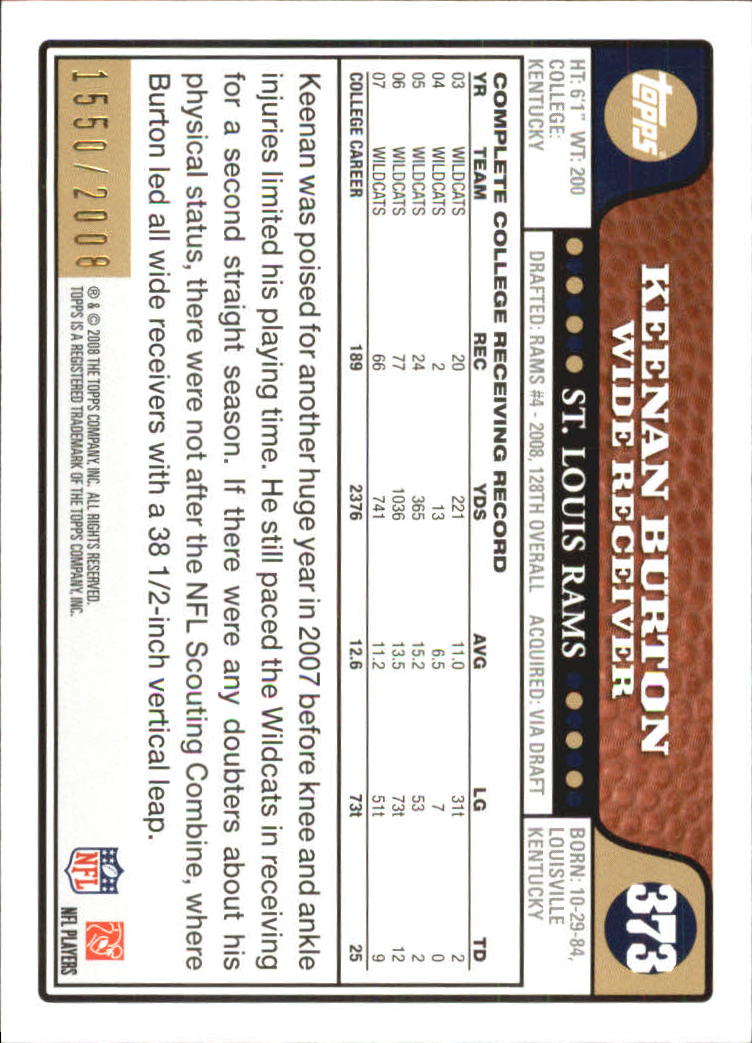 A0846- 2008 Topps Football Assorted Insert Cards -You Pick- 15+ FREE US SHIP - Picture 33 of 147