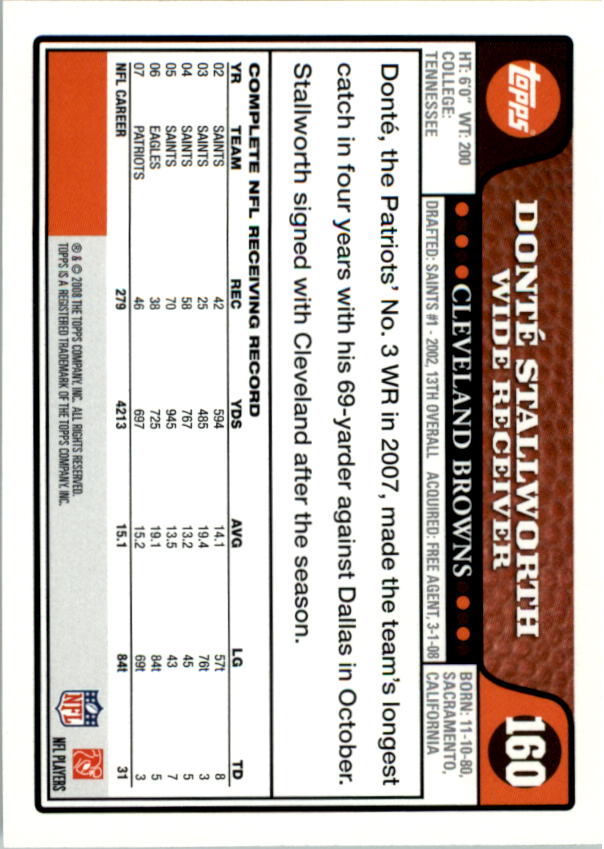 A0846- 2008 Topps Football Assorted Insert Cards -You Pick- 15+ FREE US SHIP - Picture 53 of 147