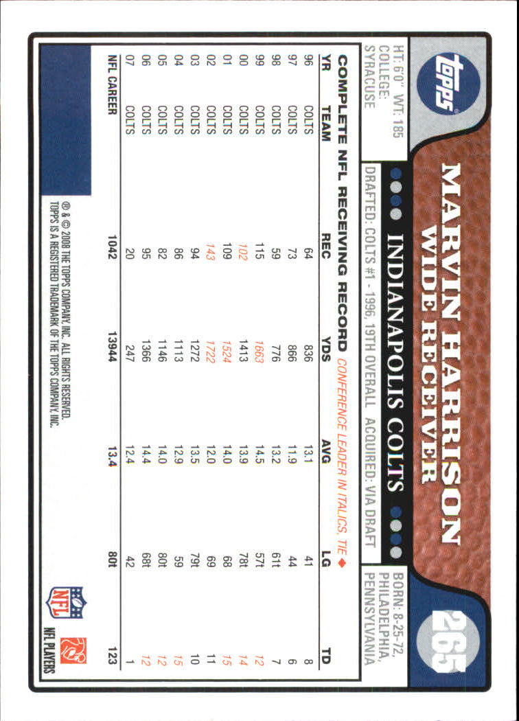 A0846- 2008 Topps Football Assorted Insert Cards -You Pick- 15+ FREE US SHIP - Picture 78 of 147