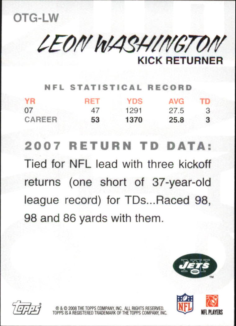 A0846- 2008 Topps Football Assorted Insert Cards -You Pick- 15+ FREE US SHIP - Picture 133 of 147