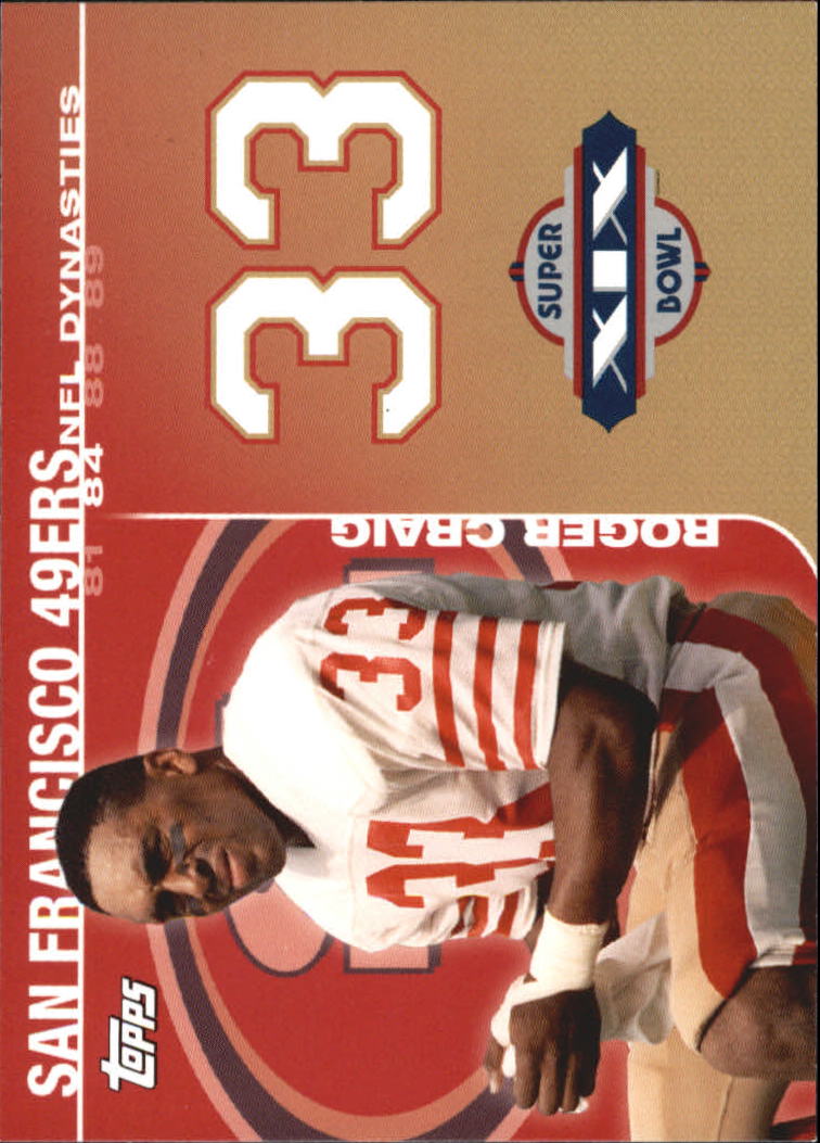 2008 Topps Dynasties #DYNRCR Roger Craig