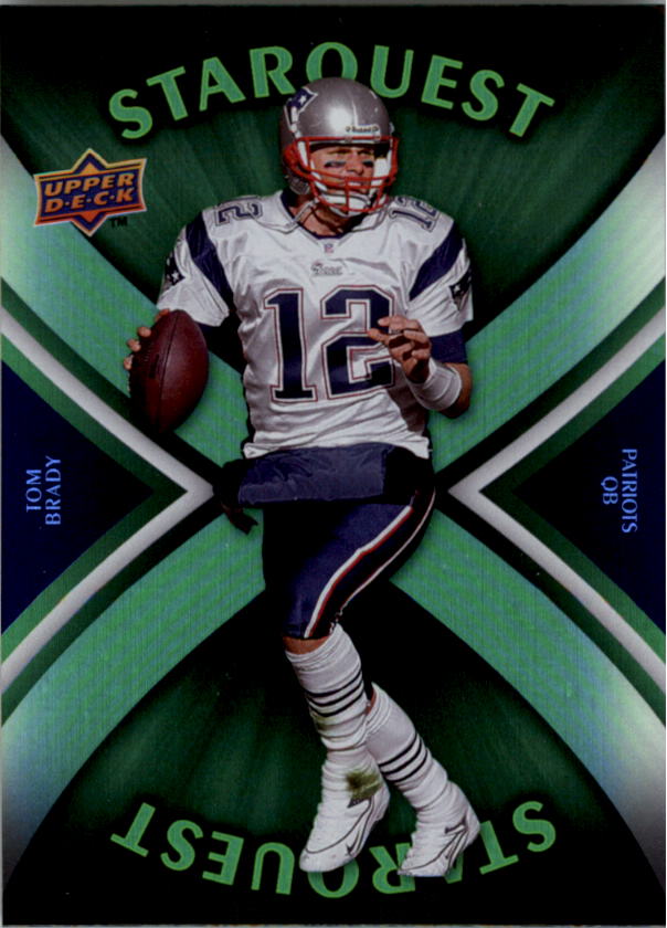 Sport Trading Cards 08 Upper Deck Starquest Rainbow Blue Sq29 Tom Brady New England Patriots Card Sammeln Seltenes Drukgreen Bt