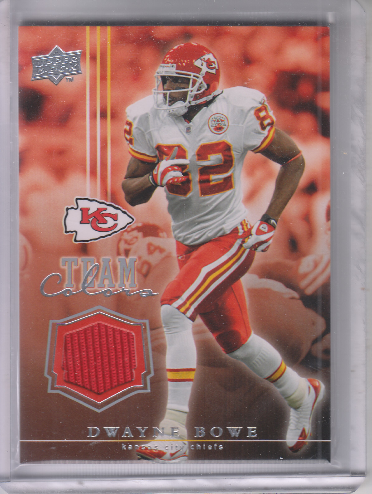 2008 Upper Deck Team Colors Jerseys #TCDB Dwayne Bowe