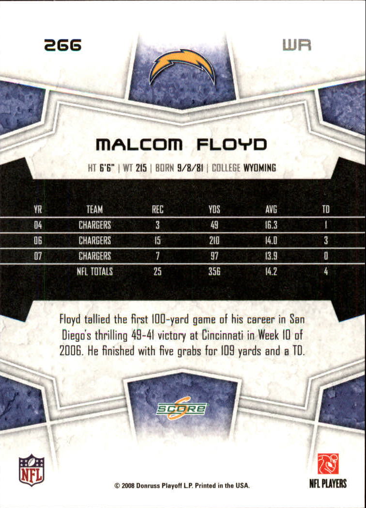 B4038- 2008 Score Football Cards 251-440 +Rookies -You Pick- 15+ FREE US SHIP - Picture 21 of 357