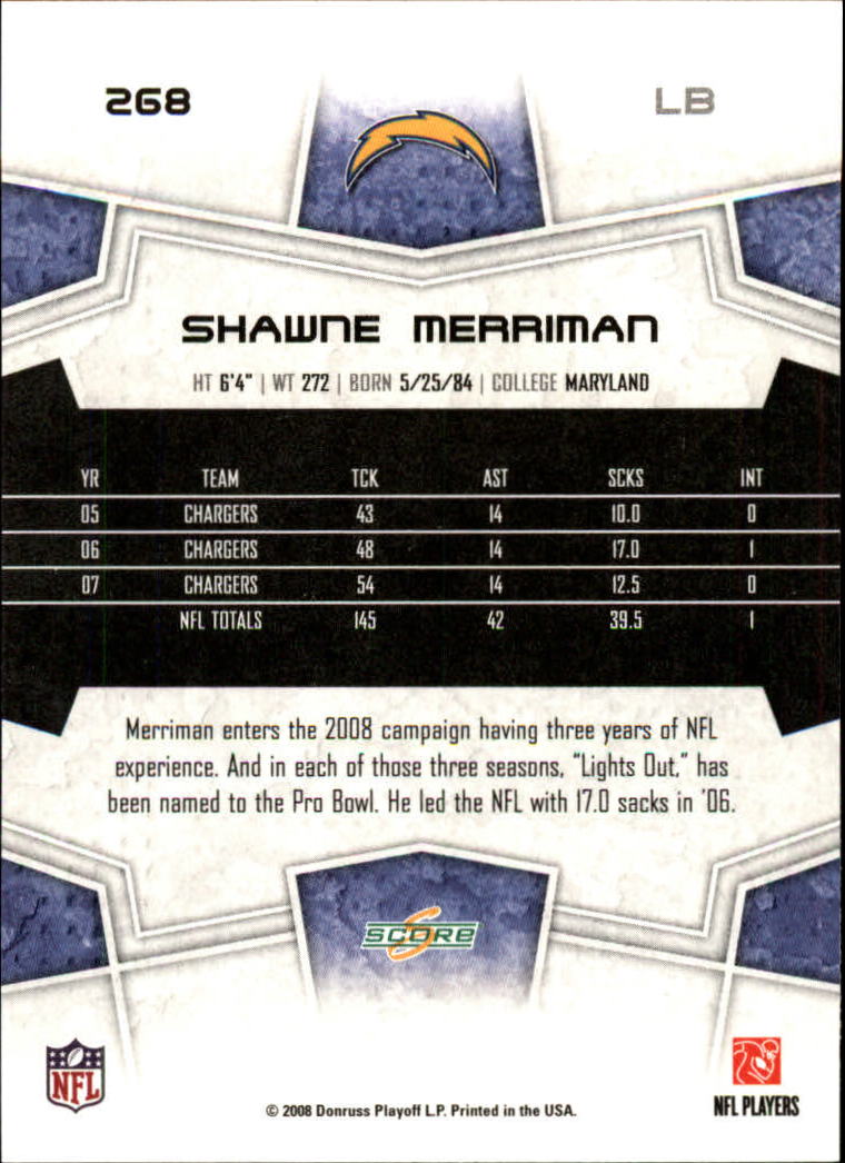 B4038- 2008 Score Football Cards 251-440 +Rookies -You Pick- 15+ FREE US SHIP - Picture 25 of 357