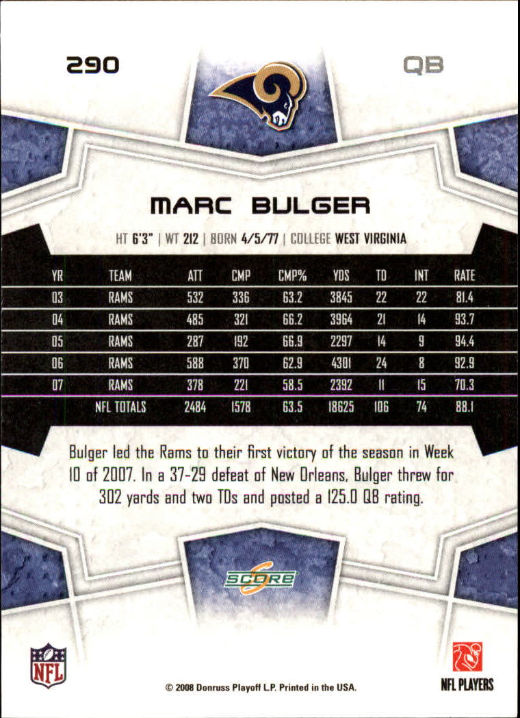 B4038- 2008 Score Football Cards 251-440 +Rookies -You Pick- 15+ FREE US SHIP - Picture 69 of 357