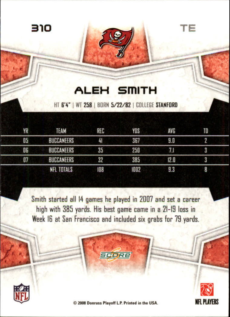 B4038- 2008 Score Football Cards 251-440 +Rookies -You Pick- 15+ FREE US SHIP - Picture 109 of 357