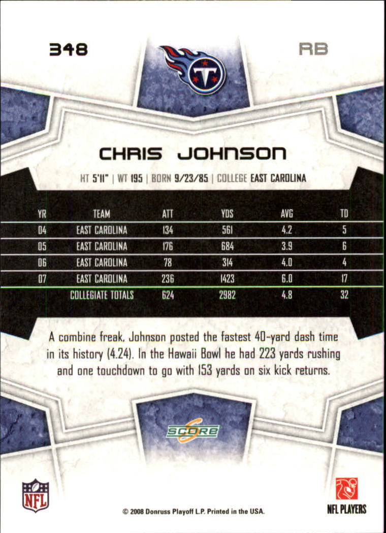 B4038- 2008 Score Football Cards 251-440 +Rookies -You Pick- 15+ FREE US SHIP - Picture 181 of 357