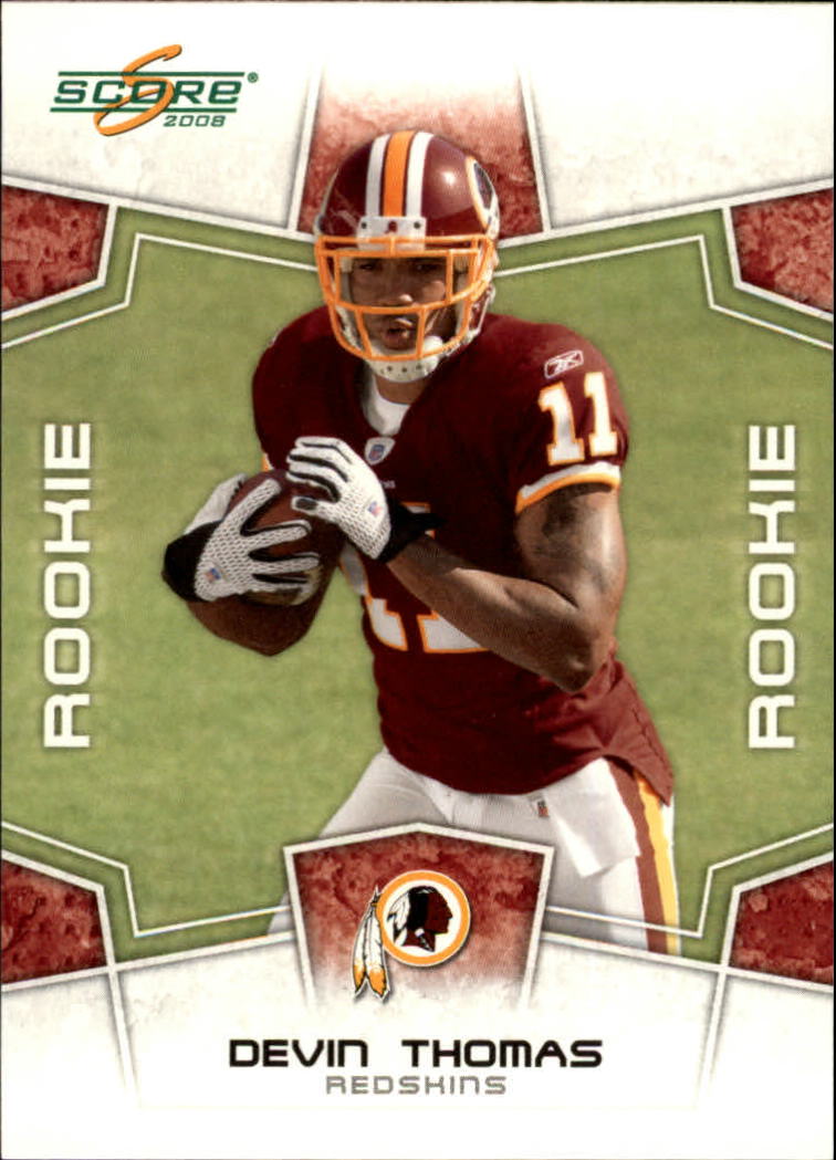 B4038- 2008 Score Football Cards 251-440 +Rookies -You Pick- 15+ FREE US SHIP - Picture 196 of 357