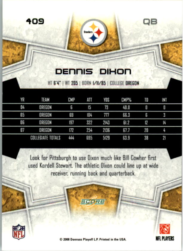 B4038- 2008 Score Football Cards 251-440 +Rookies -You Pick- 15+ FREE US SHIP - Picture 297 of 357