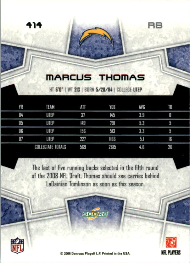 B4038- 2008 Score Football Cards 251-440 +Rookies -You Pick- 15+ FREE US SHIP - Picture 307 of 357