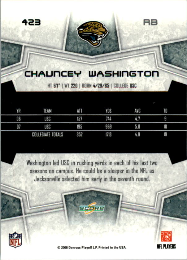 B4038- 2008 Score Football Cards 251-440 +Rookies -You Pick- 15+ FREE US SHIP - Picture 325 of 357