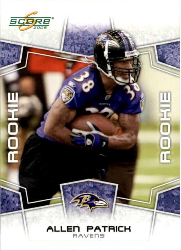 B4038- 2008 Score Football Cards 251-440 +Rookies -You Pick- 15+ FREE US SHIP - Picture 334 of 357