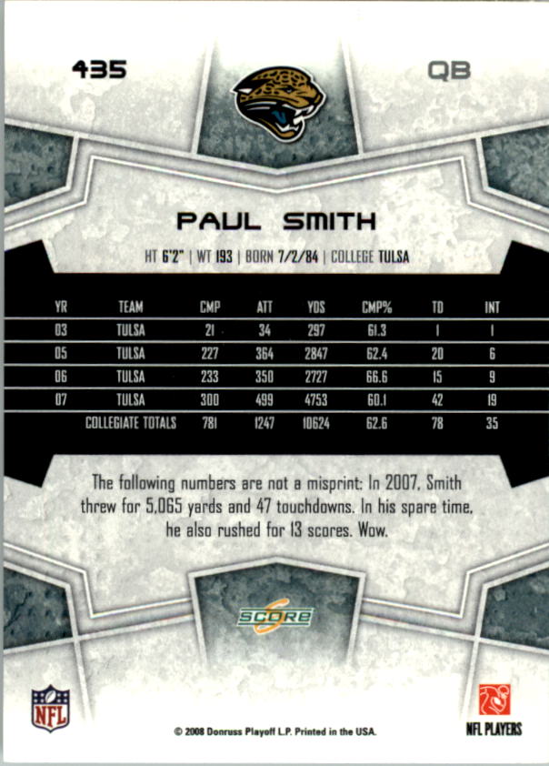 B4038- 2008 Score Football Cards 251-440 +Rookies -You Pick- 15+ FREE US SHIP - Picture 347 of 357