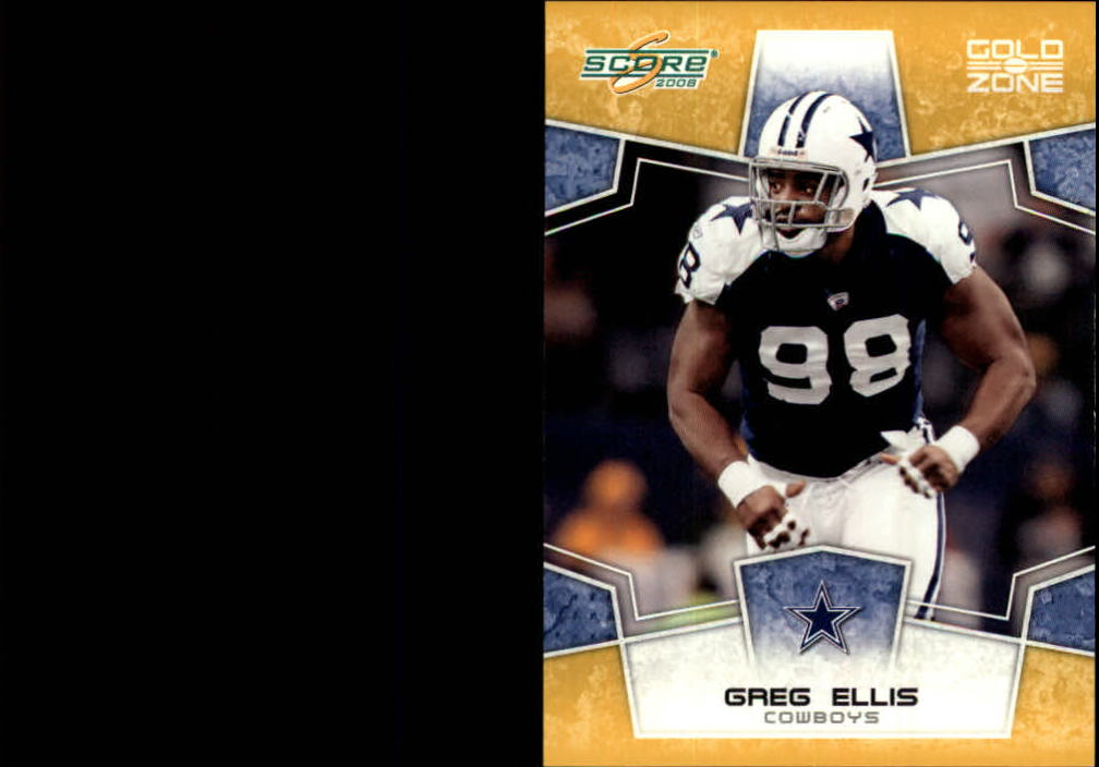 2008 Score Gold Zone #85 Greg Ellis