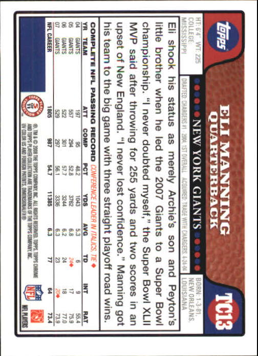 A5169- 2008 Topps Chrome Fb Karte #S 1-250 + Rookies -du Pick- 15 + Gratis US - Bild 25 von 488