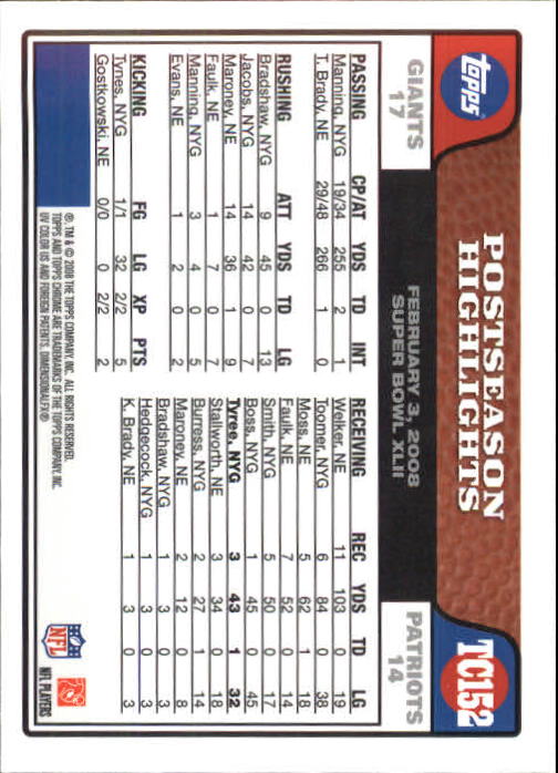 A5169- 2008 Topps Chrome Fb Karte #S 1-250 + Rookies -du Pick- 15 + Gratis US - Bild 303 von 488