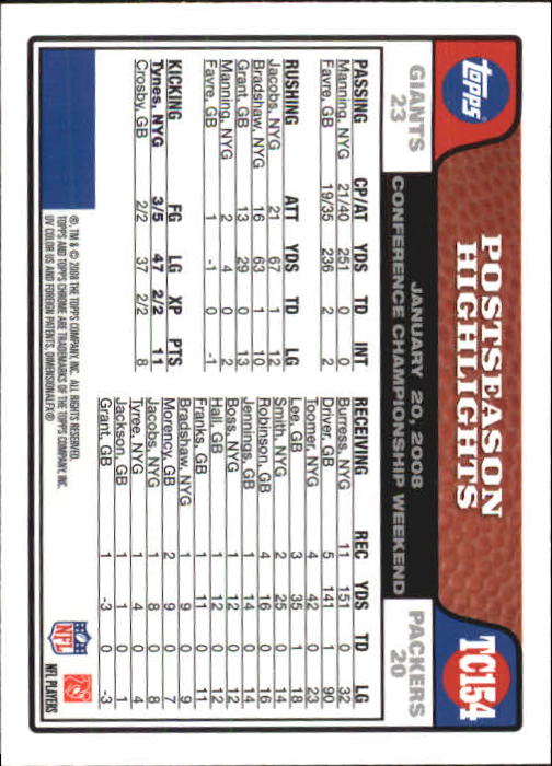 A5169- 2008 Topps Chrome Fb Karte #S 1-250 + Rookies -du Pick- 15 + Gratis US - Bild 307 von 488