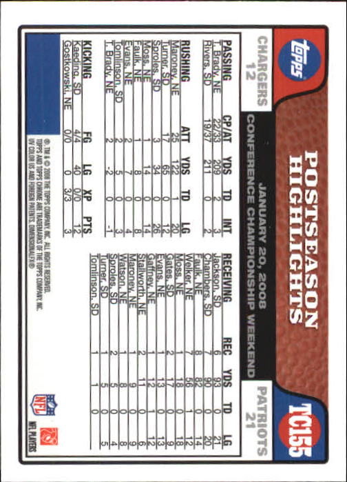 A5169- 2008 Topps Chrome Fb Karte #S 1-250 + Rookies -du Pick- 15 + Gratis US - Bild 309 von 488