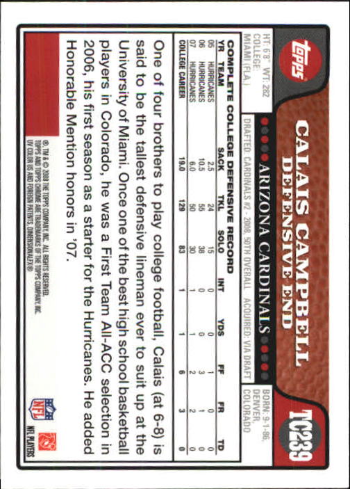 A5169- 2008 Topps Chrome Fb Karte #S 1-250 + Rookies -du Pick- 15 + Gratis US - Bild 466 von 488