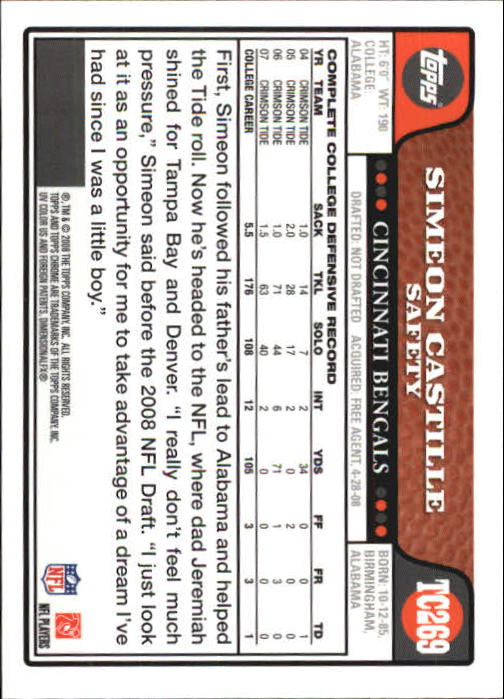 A5169- 2008 Topps Chrome FB Cards 251-275 +Inserts -You Pick- 15+ FREE US SHIP - Picture 53 of 201