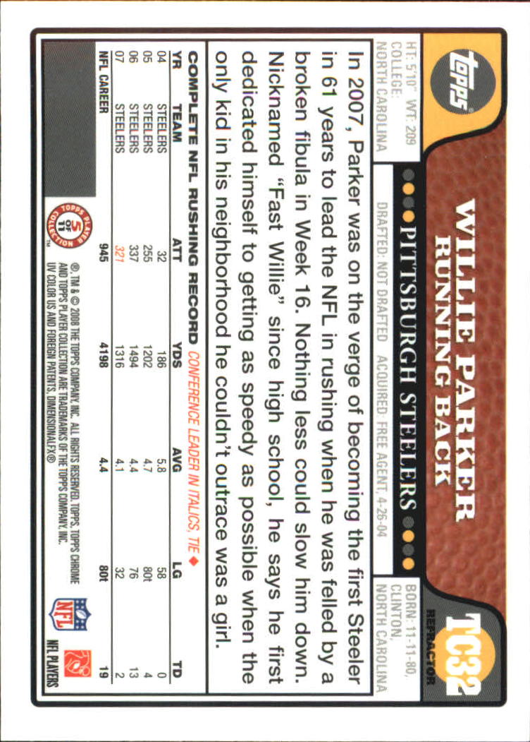 2008 Topps Chrome Football Refractors Singles - You Choose - Bild 36 von 301