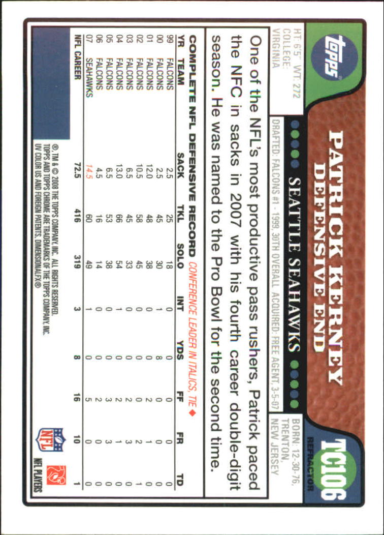 2008 Topps Chrome Football Refractors Singles - You Choose - Bild 124 von 301
