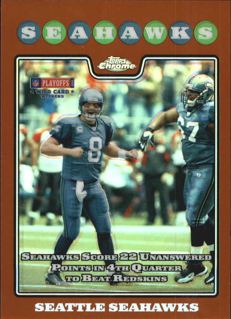 2008 Topps Chrome Copper Refractors #TC161 Seahawks PSH