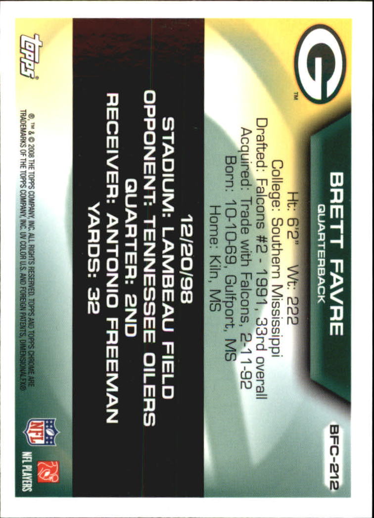 A5169- 2008 Topps Chrome FB Cards 251-275 +Inserts -You Pick- 15+ FREE US SHIP - Picture 79 of 201