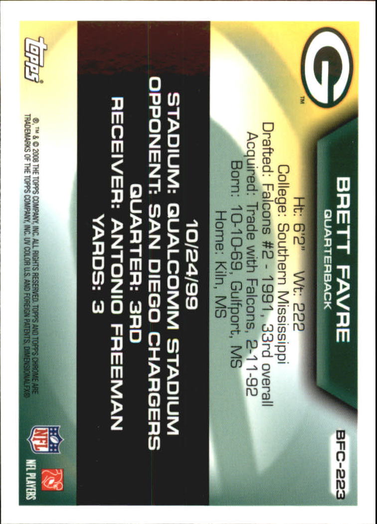 A5169- 2008 Topps Chrome FB Cards 251-275 +Inserts -You Pick- 15+ FREE US SHIP - Picture 91 of 201