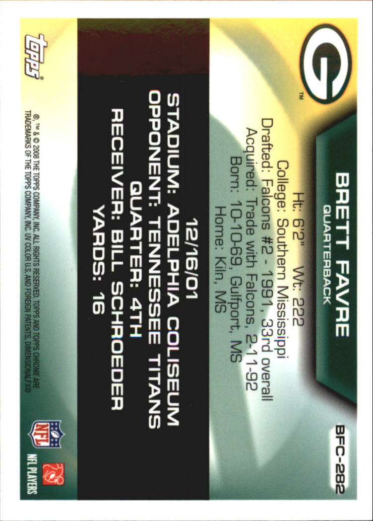 A5169- 2008 Topps Chrome FB Cards 251-275 +Inserts -You Pick- 15+ FREE US SHIP - Picture 115 of 201