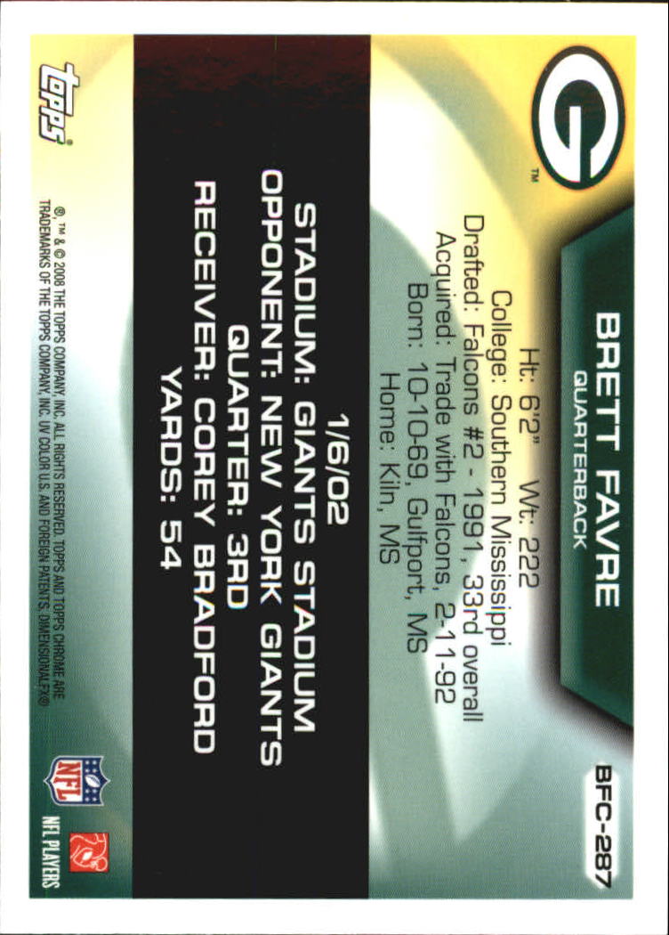 A5169- 2008 Topps Chrome FB Cards 251-275 +Inserts -You Pick- 15+ FREE US SHIP - Picture 117 of 201