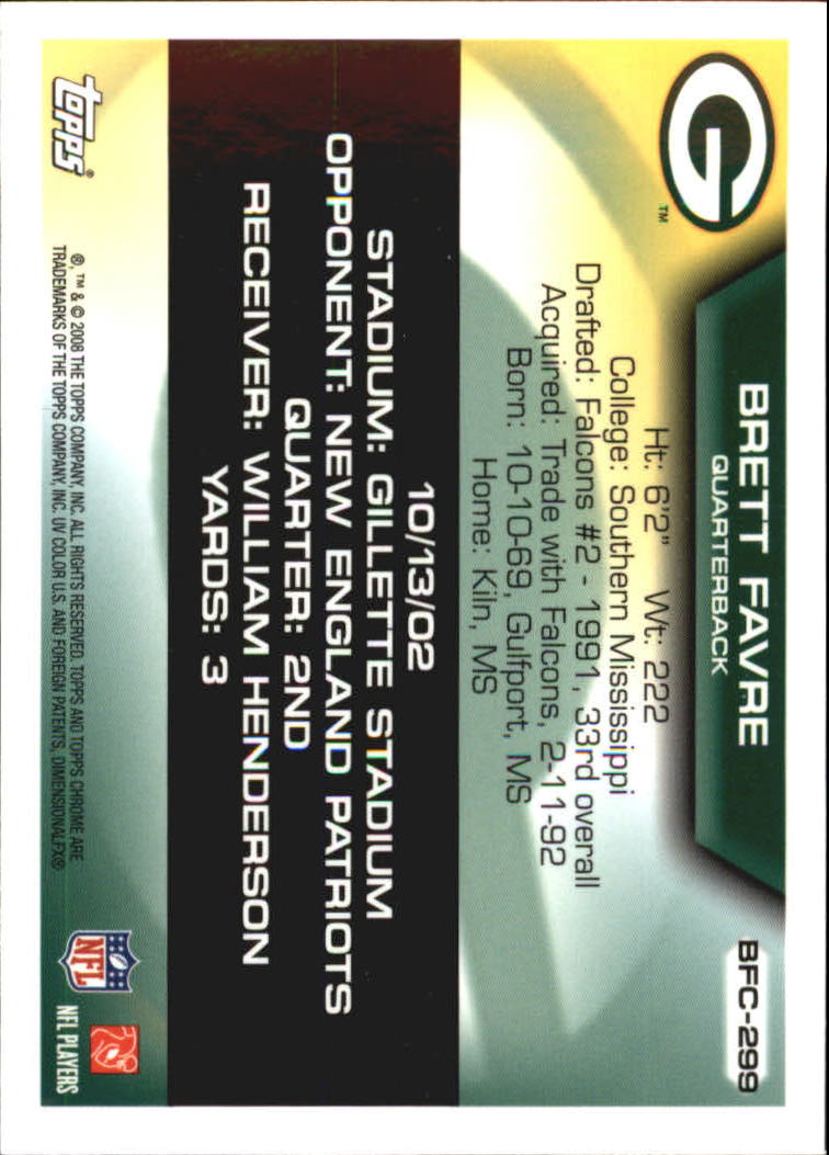 A5169- 2008 Topps Chrome FB Cards 251-275 +Inserts -You Pick- 15+ FREE US SHIP - Picture 119 of 201