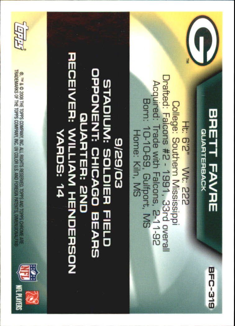 A5169- 2008 Topps Chrome FB Cards 251-275 +Inserts -You Pick- 15+ FREE US SHIP - Picture 127 of 201