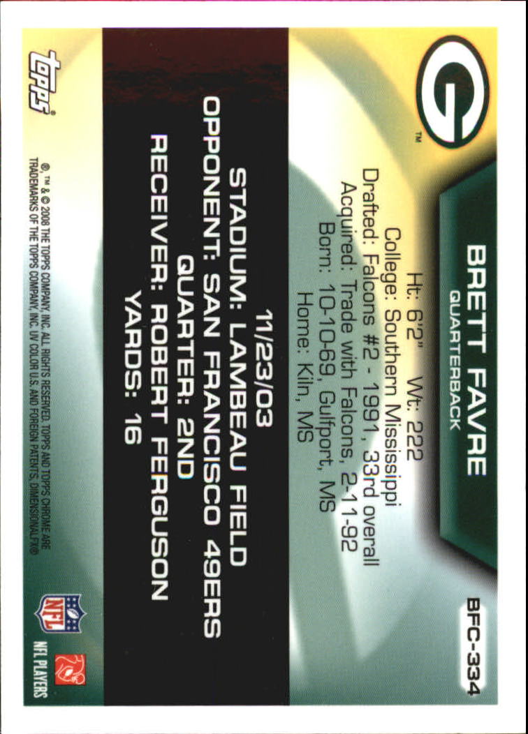 A5169- 2008 Topps Chrome FB Cards 251-275 +Inserts -You Pick- 15+ FREE US SHIP - Picture 137 of 201