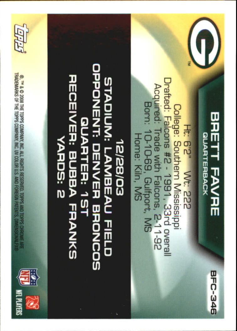 A5169- 2008 Topps Chrome FB Cards 251-275 +Inserts -You Pick- 15+ FREE US SHIP - Picture 139 of 201
