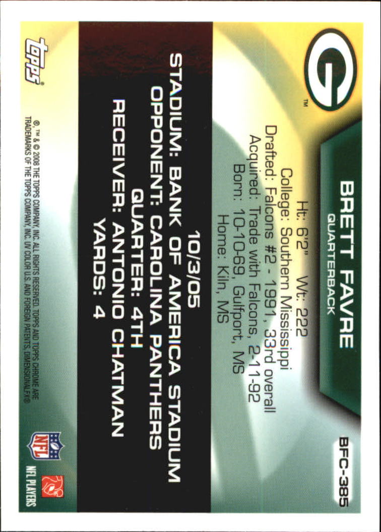 A5169- 2008 Topps Chrome FB Cards 251-275 +Inserts -You Pick- 15+ FREE US SHIP - Picture 153 of 201