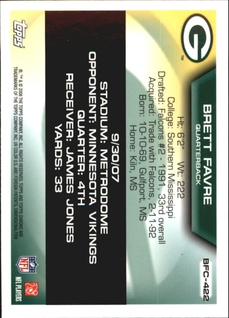 A5169- 2008 Topps Chrome FB Cards 251-275 +Inserts -You Pick- 15+ FREE US SHIP - Picture 103 of 201