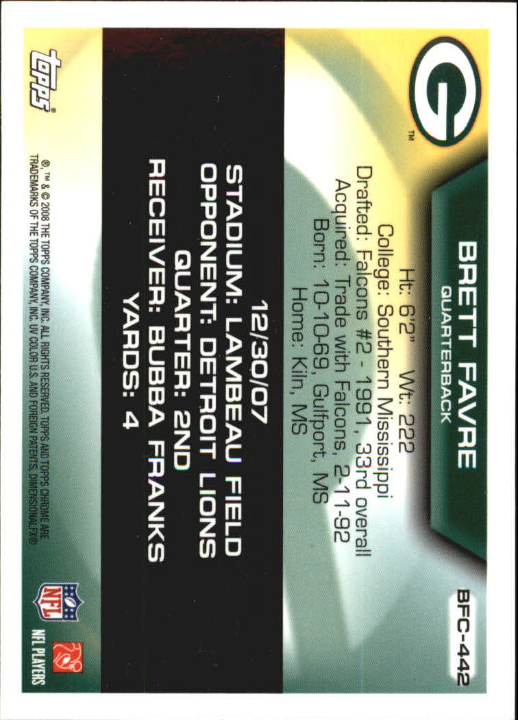 A5169- 2008 Topps Chrome FB Cards 251-275 +Inserts -You Pick- 15+ FREE US SHIP - Picture 109 of 201
