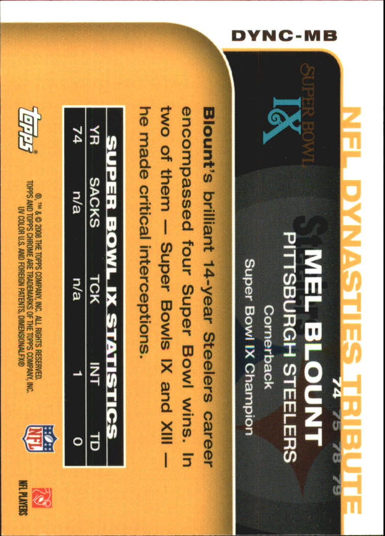 A5169- 2008 Topps Chrome FB Cards 251-275 +Inserts -You Pick- 15+ FREE US SHIP - Picture 149 of 257