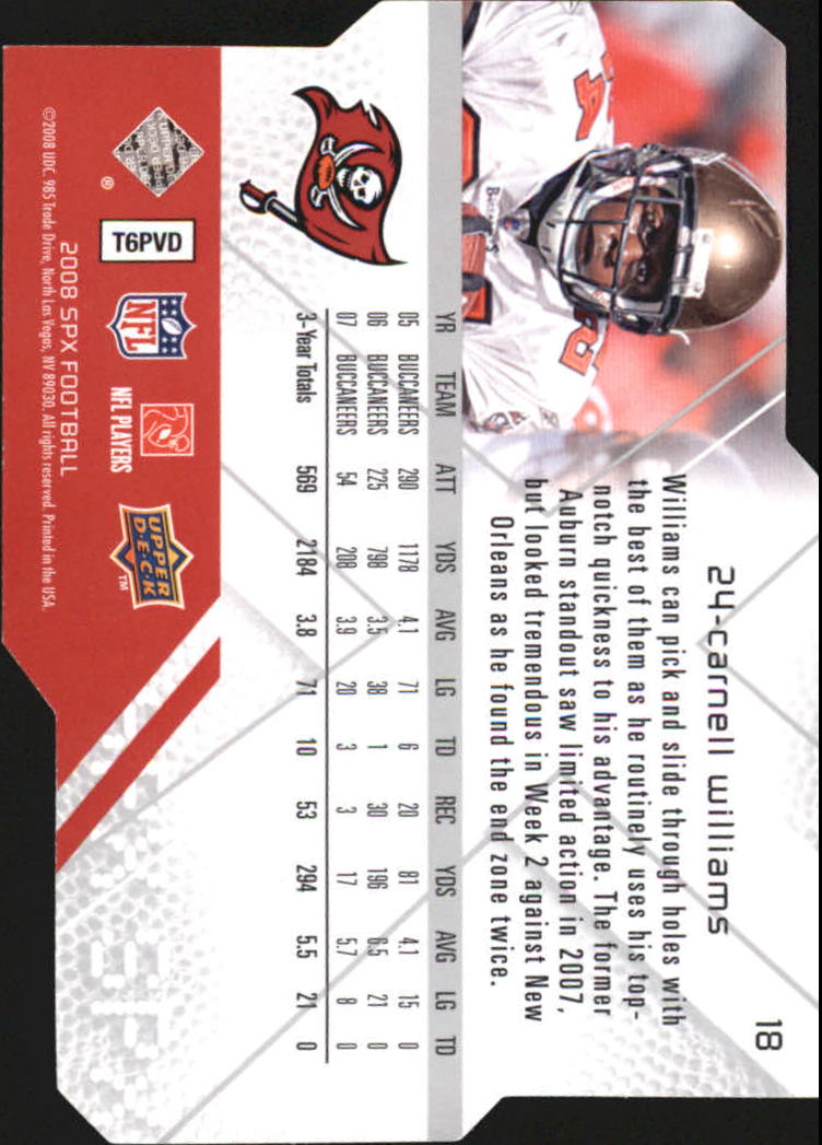 2008 SPx (Upper Deck) Football Cards - Picture 7 of 60