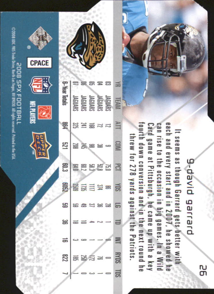 2008 SPx (Upper Deck) Football Cards - Picture 13 of 60