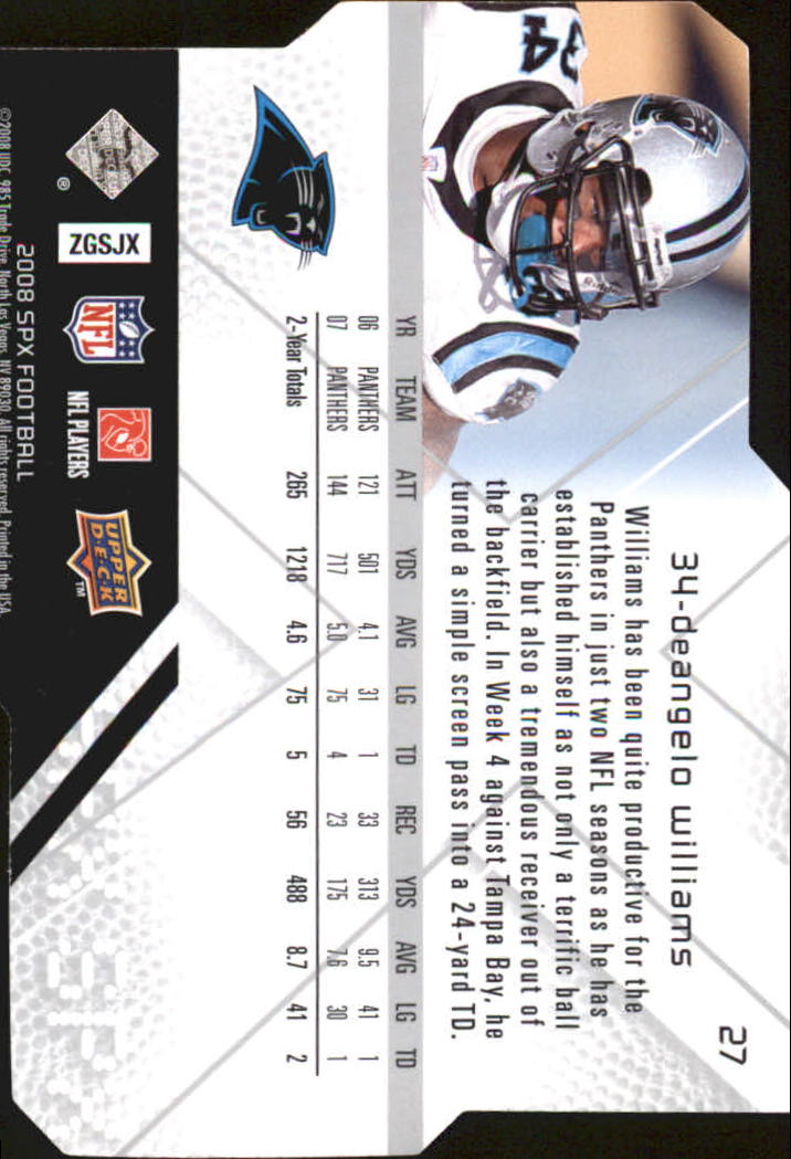 2008 SPx (Upper Deck) Football Cards - Picture 15 of 60